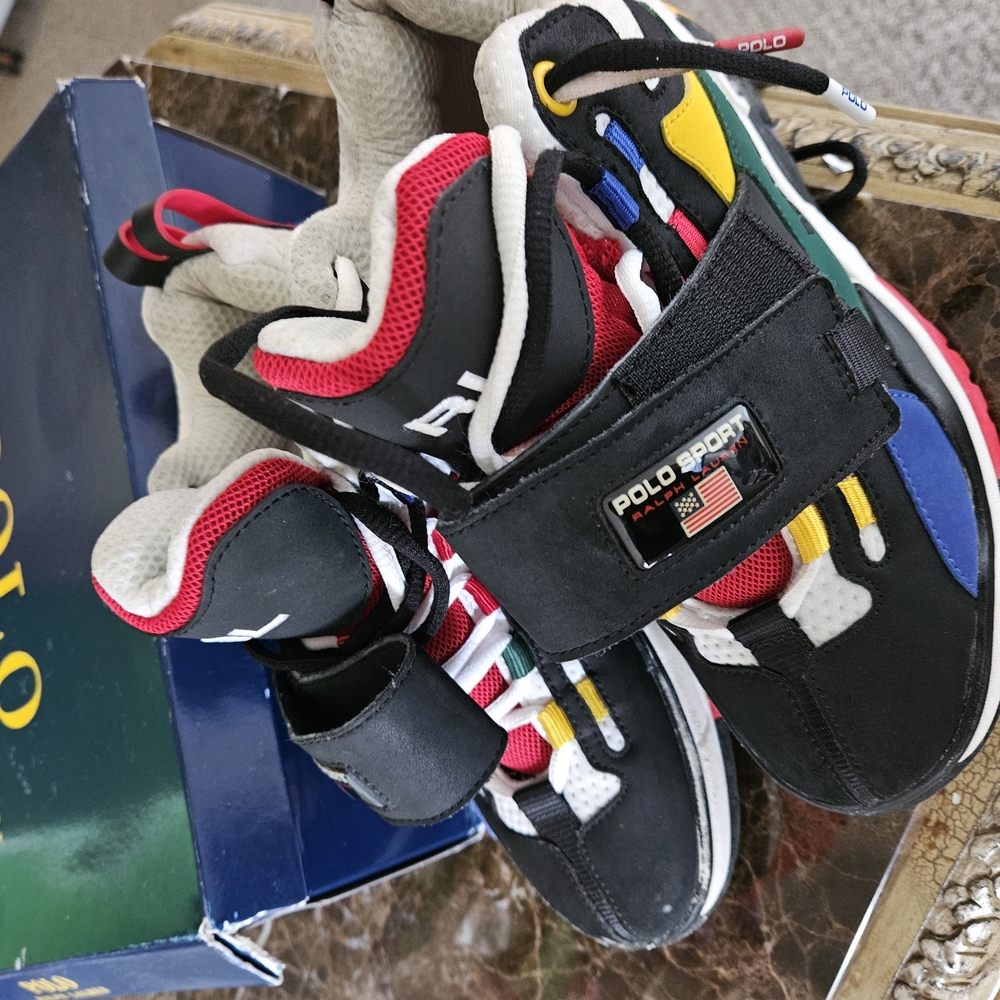 Polo Ralph Lauren Black Kids Shoes